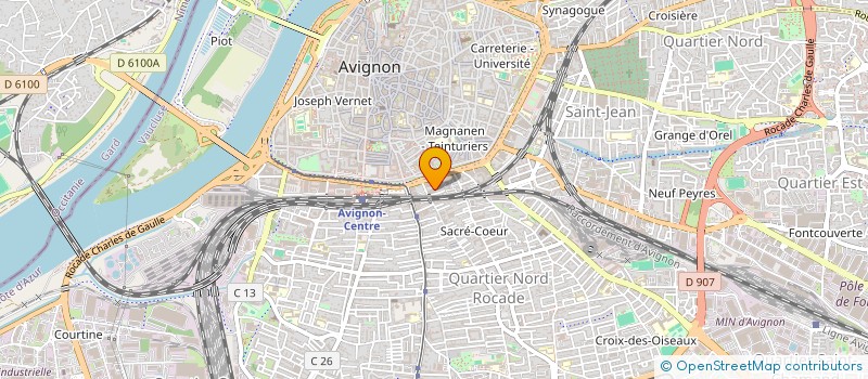 localisation de l'entreprise ATHOS  AVIGNON