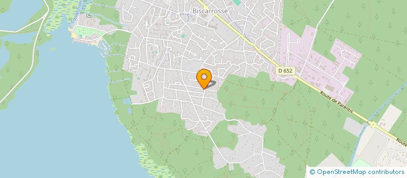 localisation de l'entreprise ATHOS  BISCARROSSE