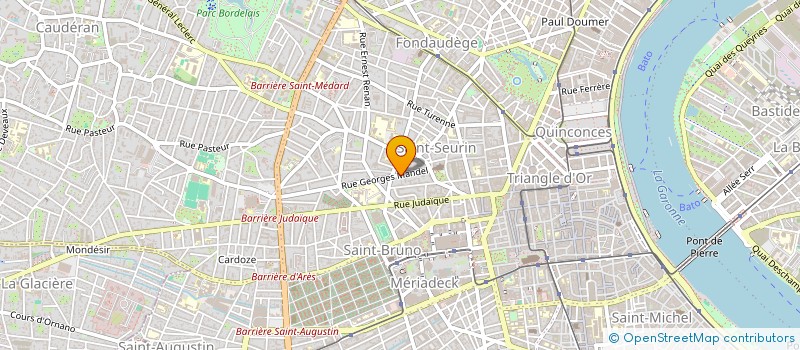 localisation de l'entreprise ATHOS à BORDEAUX