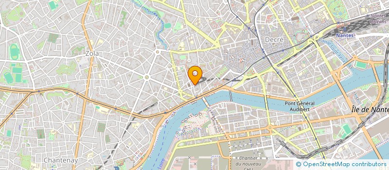 localisation de l'entreprise ATHOS IMMO à NANTES