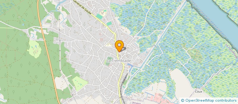 localisation de l'entreprise ATHOU  LA TREMBLADE