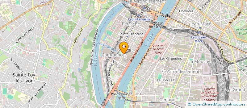 localisation de l'entreprise ATHRIBIS GESTION DE PATRIMOINE  LYON