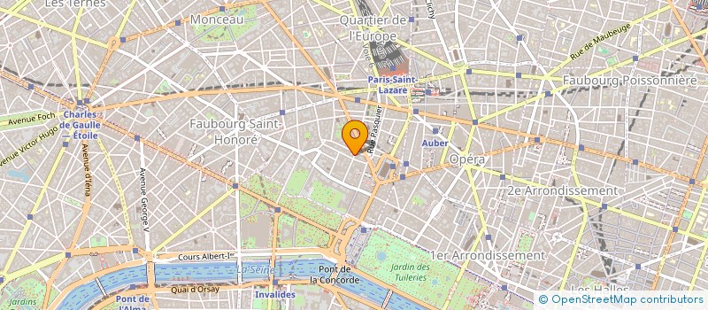 localisation de l'entreprise ATHVANCE CAPITAL S.L.P  PARIS