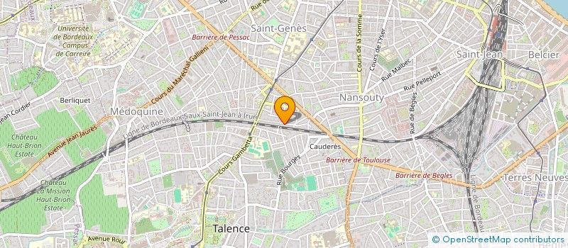 localisation de l'entreprise ATHYS  TALENCE