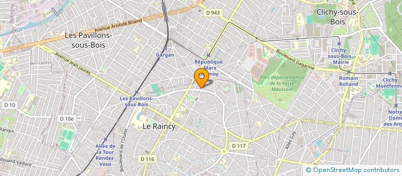 localisation de l'entreprise ATHYS CONSEILS  LE RAINCY