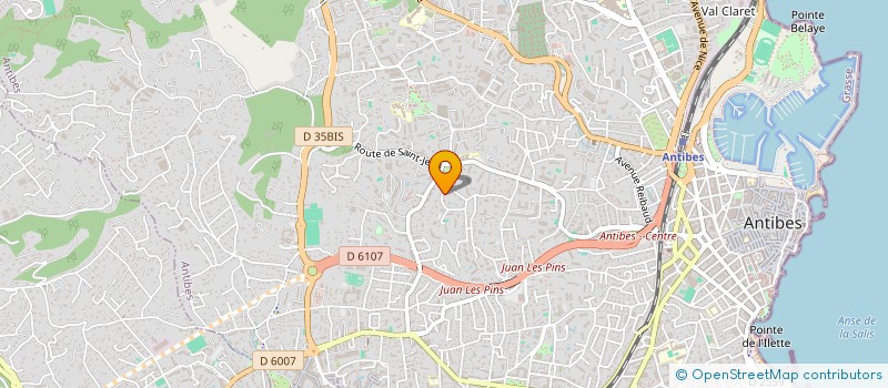 localisation de l'entreprise ATHYX à ANTIBES