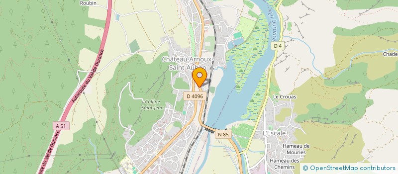 localisation de l'entreprise ATI  CHATEAU-ARNOUX-SAINT-AUBAN