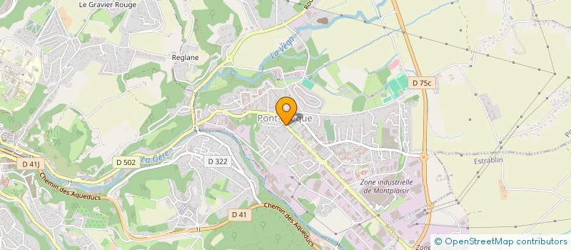 localisation de l'entreprise ATI 69  PONT-EVEQUE