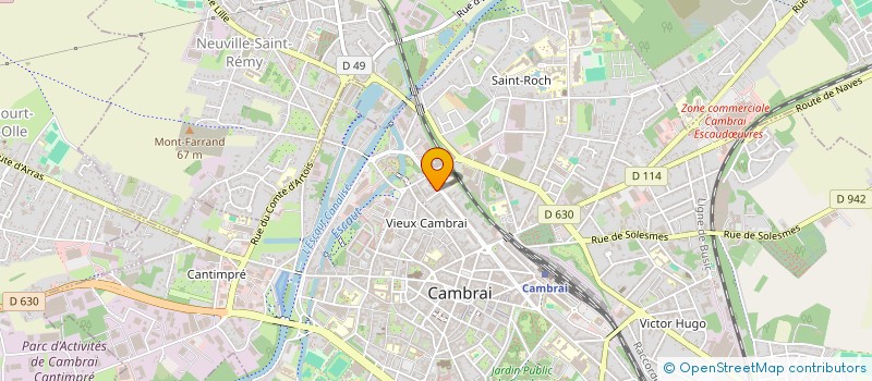 localisation de l'entreprise ATI à CAMBRAI