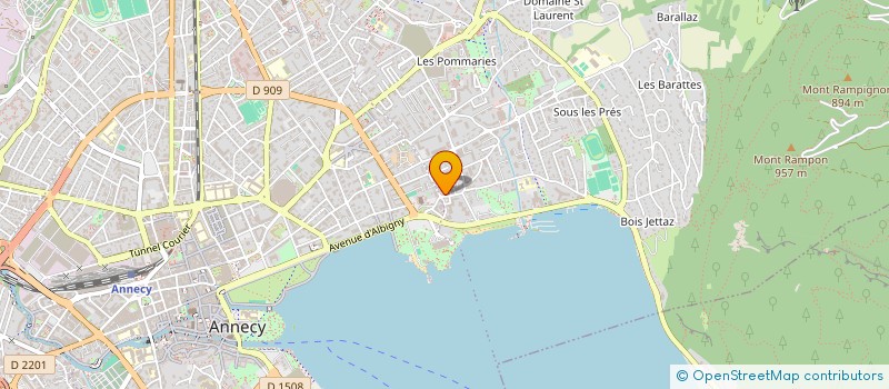 localisation de l'entreprise ATI INVEST à ANNECY