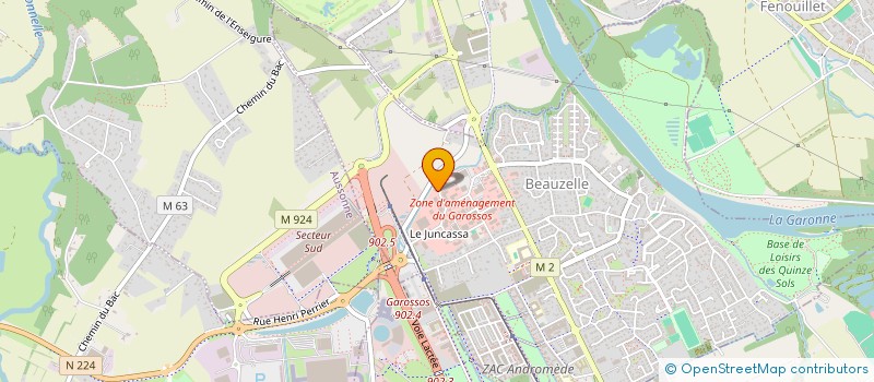 localisation de l'entreprise ATI LITERIE à BEAUZELLE