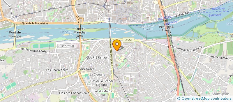 localisation de l'entreprise ATI SARL à ORLEANS