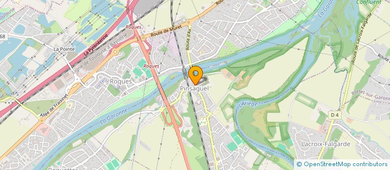 localisation de l'entreprise ATI SUSHI  PINSAGUEL