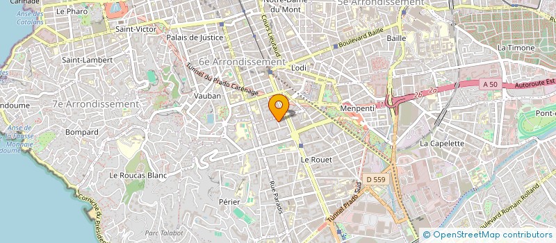 localisation de l'entreprise ATIA FINITION à MARSEILLE
