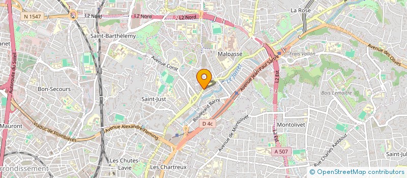 localisation de l'entreprise ATIA13 à MARSEILLE