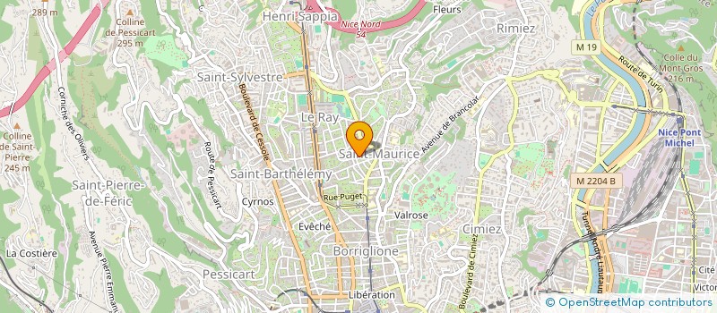 localisation de l'entreprise ATIAM ASS TUTEL MAJEURS PROTEG à NICE
