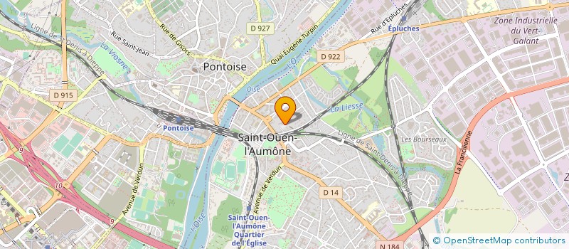 localisation de l'entreprise ATIB INNOV' à SAINT-OUEN-L'AUMONE