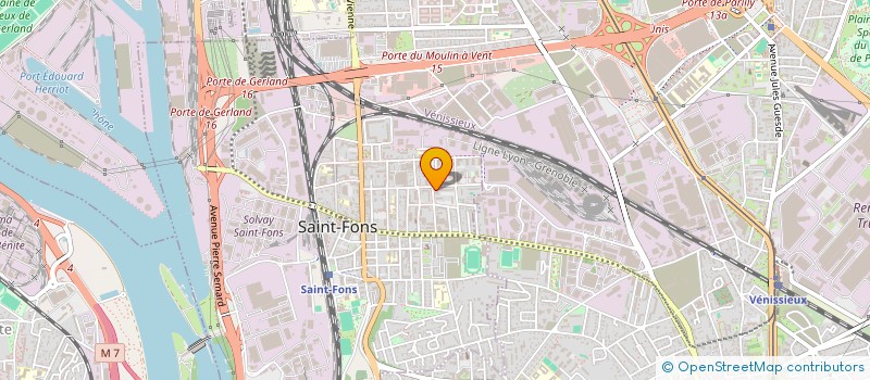 localisation de l'entreprise ATIBAT à SAINT-FONS