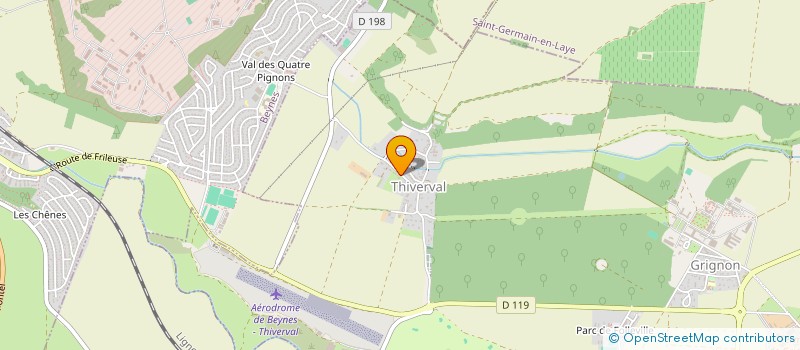 localisation de l'entreprise ATIBAT  THIVERVAL-GRIGNON