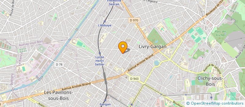 localisation de l'entreprise ATIBAT S A R L à LIVRY-GARGAN