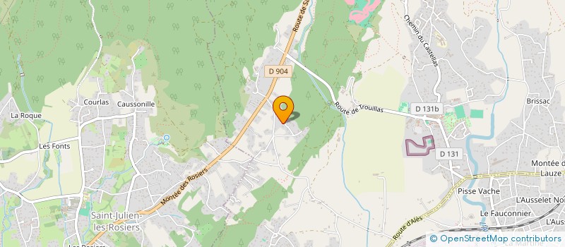 localisation de l'entreprise ATIBOIS  ROUSSON