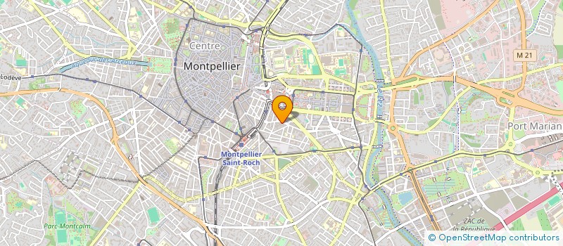 localisation de l'entreprise ATIC LANGUES à MONTPELLIER