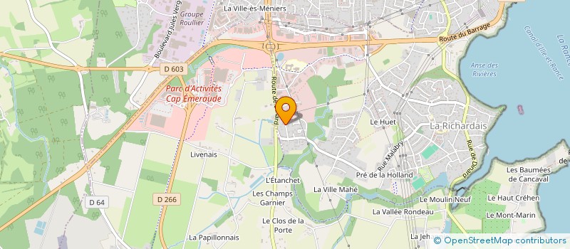 localisation de l'entreprise ATICO  LA RICHARDAIS