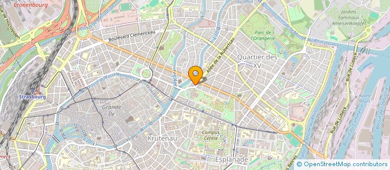 localisation de l'entreprise ATID à STRASBOURG