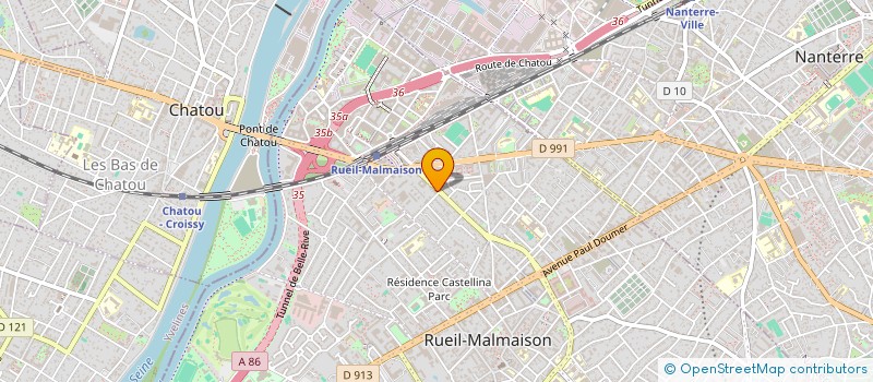 localisation de l'entreprise ATIDE PARIS à RUEIL-MALMAISON