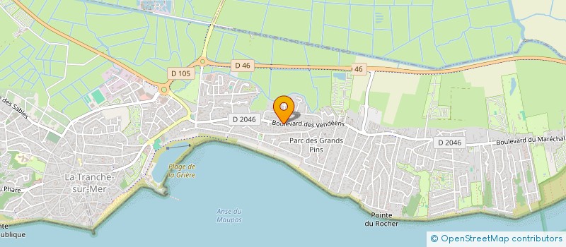 localisation de l'entreprise ATIK à LA TRANCHE-SUR-MER