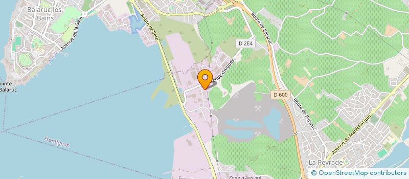 localisation de l'entreprise ATIK CONSTRUCTION à FRONTIGNAN