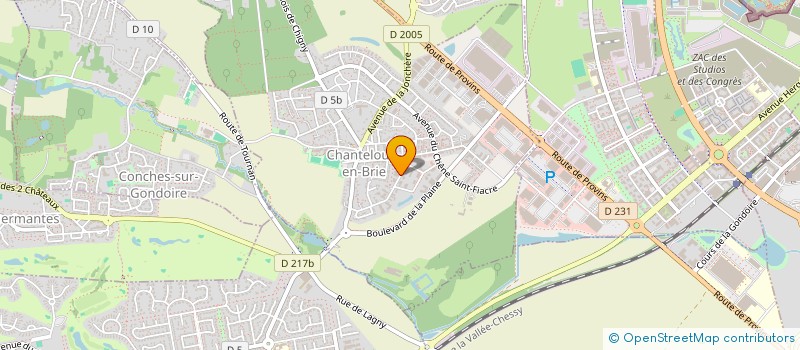 localisation de l'entreprise ATIK LASEXPRESS  CHANTELOUP-EN-BRIE