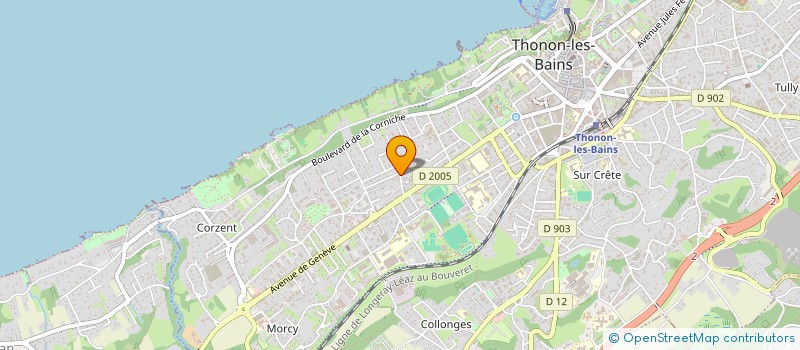localisation de l'entreprise ATIKA ADDIGUE INSTITUT à THONON-LES-BAINS