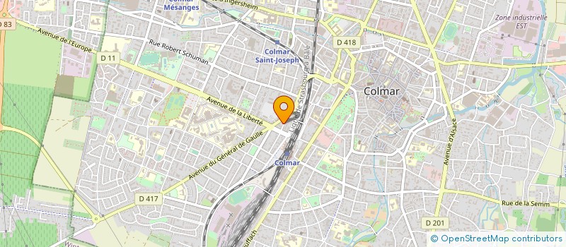 localisation de l'entreprise ATIKA SYSTEM à COLMAR