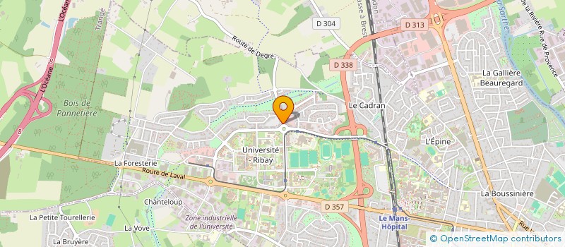 localisation de l'entreprise ATIKKA  LE MANS