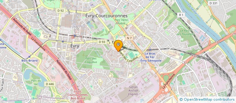 localisation de l'entreprise ATIKWANES à EVRY-COURCOURONNES