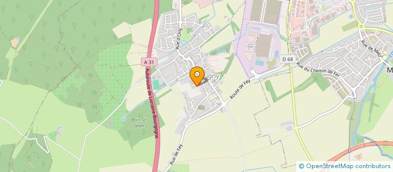localisation de l'entreprise ATIL à AUGNY