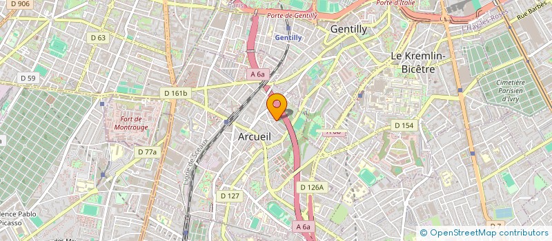 localisation de l'entreprise ATIL IMMO  ARCUEIL