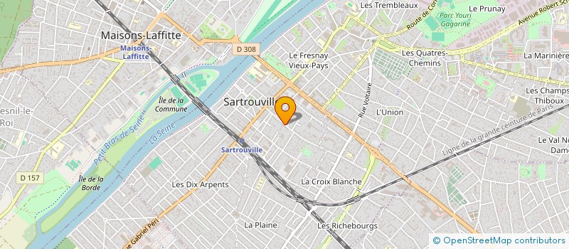 localisation de l'entreprise ATILA  SAINTE-GENEVIEVE-DES-BOIS