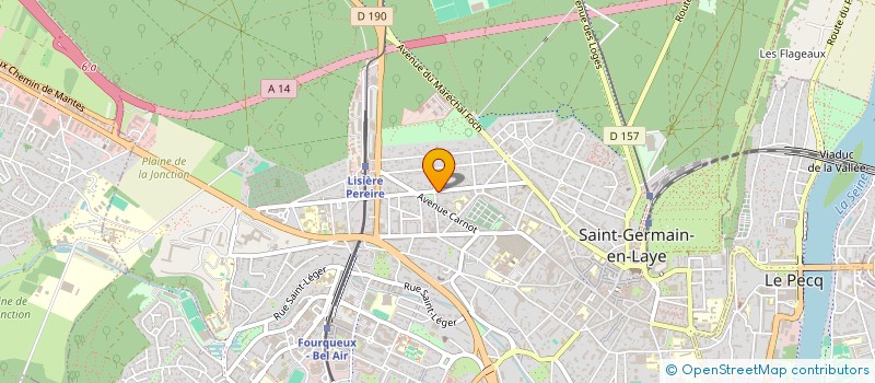 localisation de l'entreprise ATILA IMMOBILIER  SAINT-GERMAIN-EN-LAYE