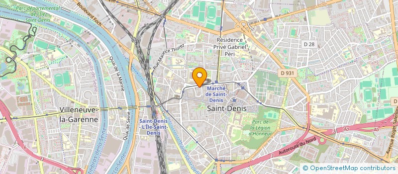 localisation de l'entreprise ATILAT PIZZA à SAINT-DENIS