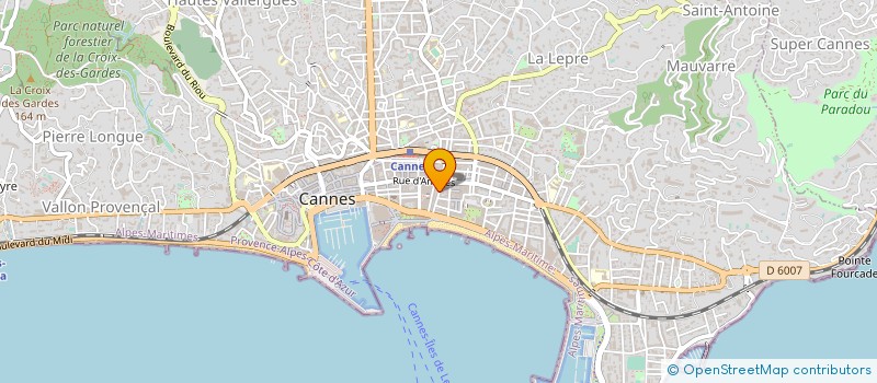 localisation de l'entreprise ATILE IMMOBILIER à CANNES