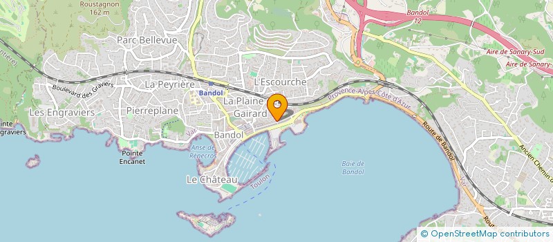 localisation de l'entreprise ATILLAH à BANDOL