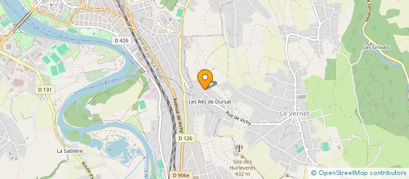 localisation de l'entreprise ATILOU  LE VERNET