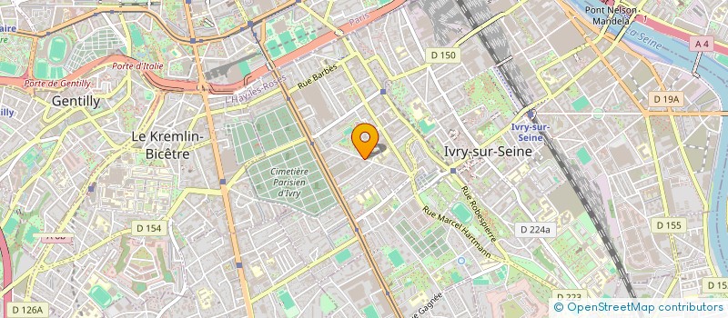 localisation de l'entreprise ATILOULA  IVRY-SUR-SEINE