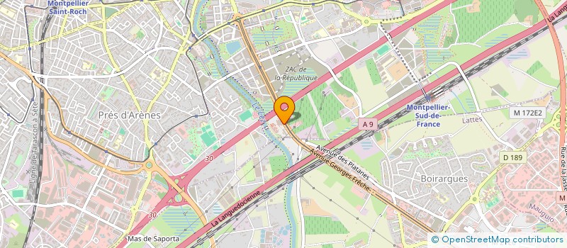 localisation de l'entreprise ATIMMO à MONTPELLIER