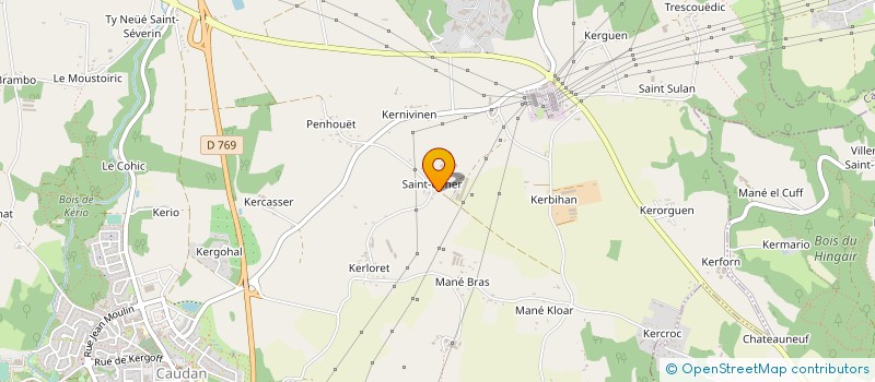 localisation de l'entreprise ATINNOV MEDICAL à CAUDAN