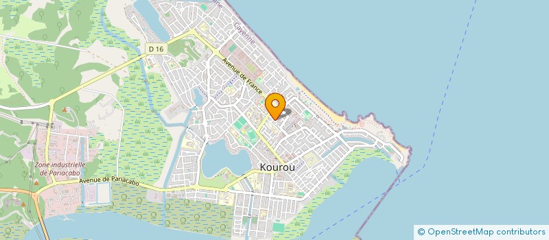 localisation de l'entreprise ATIPA  KOUROU