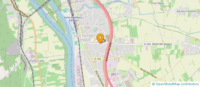 localisation de l'entreprise ATIPA SERVICES  SAINT-RAMBERT-D'ALBON