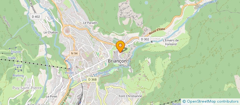 localisation de l'entreprise ATIPIC, DECOUVERTES SPORTIVES  BRIANCON